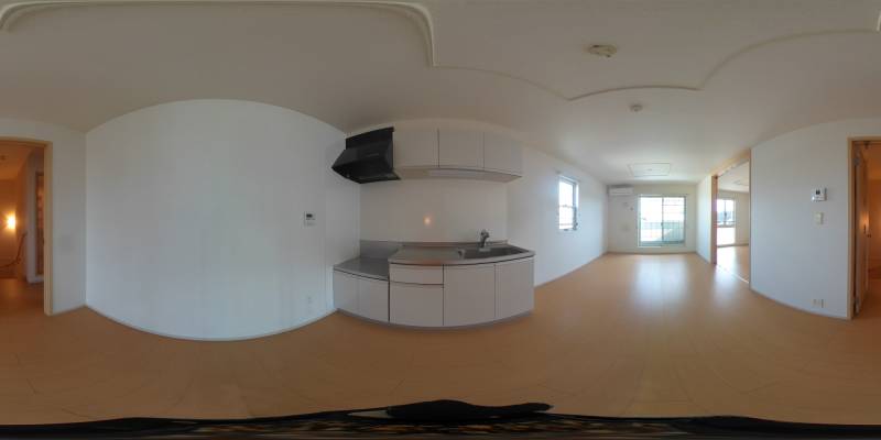 パノラマ画像キッチン