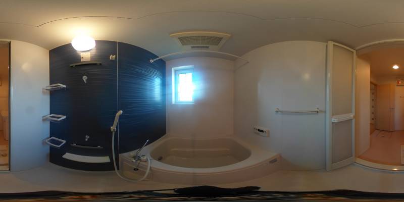 パノラマ画像バスルーム