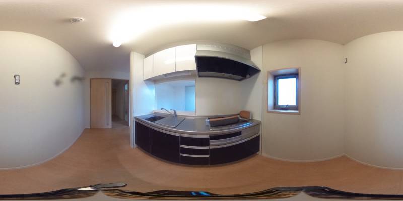 パノラマ画像キッチン