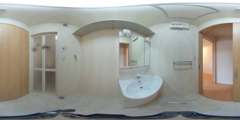 パノラマ画像洗面所