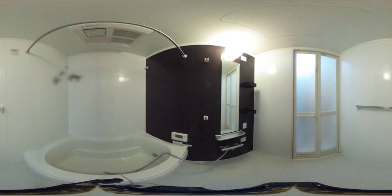 パノラマ画像バスルーム