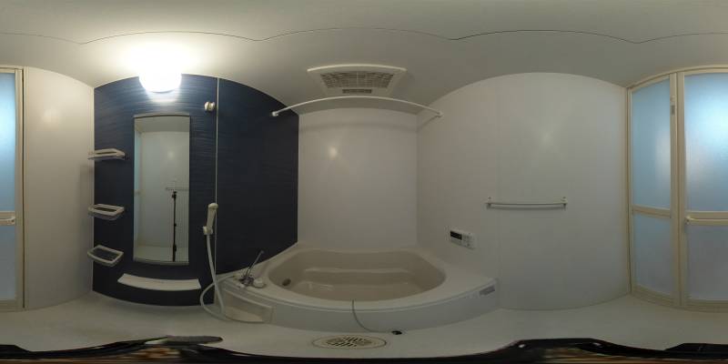 パノラマ画像バスルーム