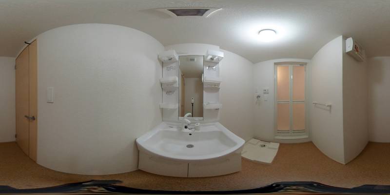 パノラマ画像洗面所