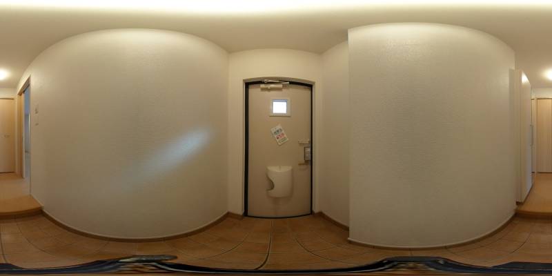 パノラマ画像玄関