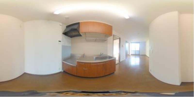 パノラマ画像キッチン