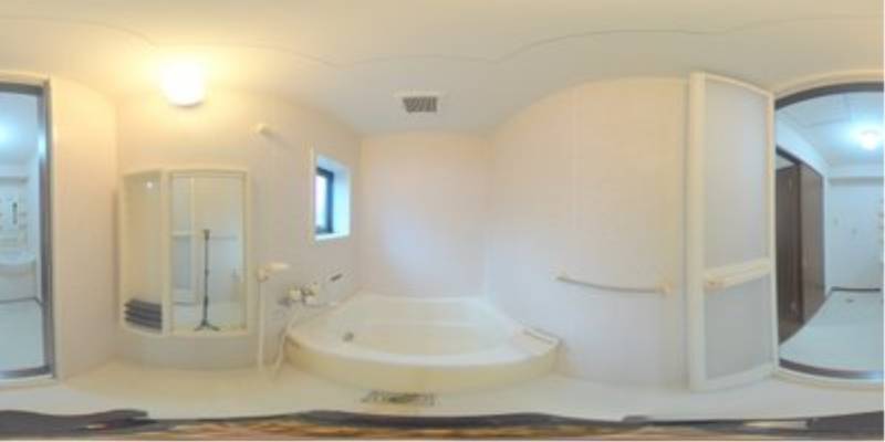 パノラマ画像バスルーム