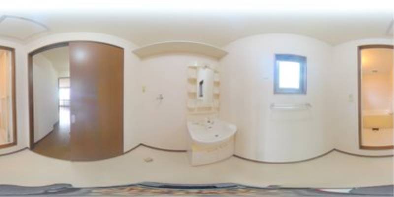 パノラマ画像洗面所