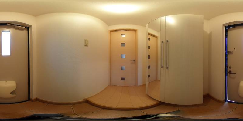 パノラマ画像玄関