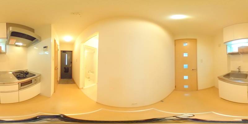 パノラマ画像キッチン