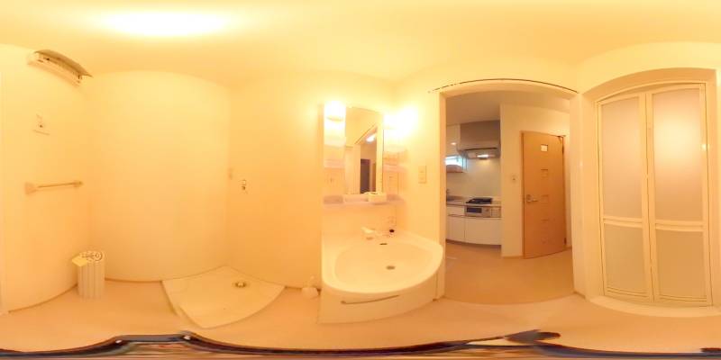 パノラマ画像洗面所