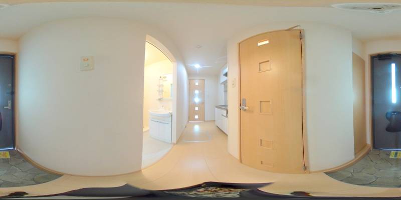 パノラマ画像玄関