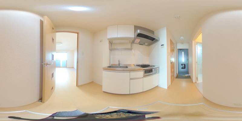 パノラマ画像キッチン