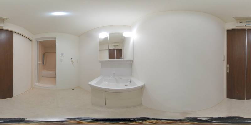 パノラマ画像洗面所