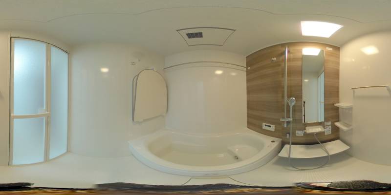 パノラマ画像バスルーム