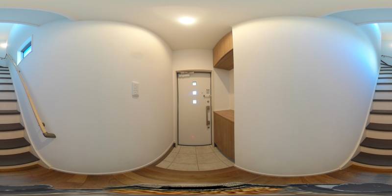 パノラマ画像玄関