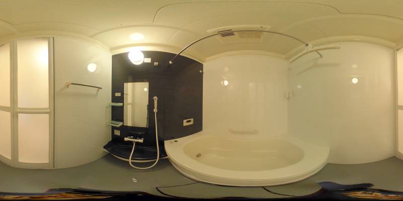 パノラマ画像バスルーム