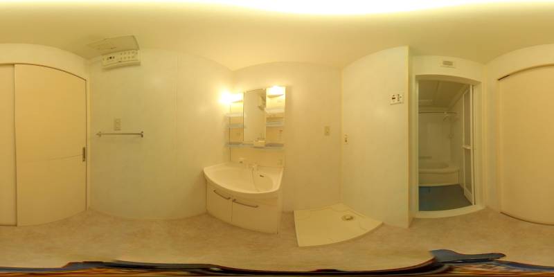 パノラマ画像洗面所