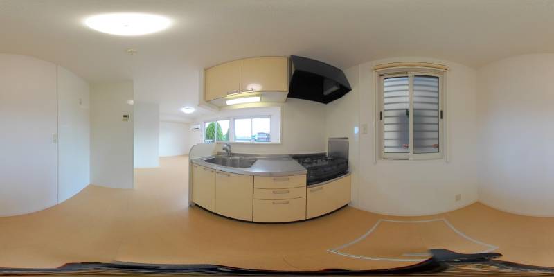 パノラマ画像キッチン