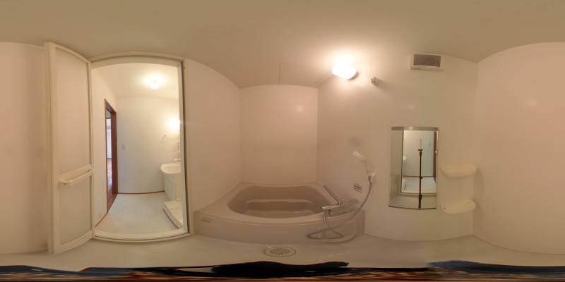 パノラマ画像バスルーム