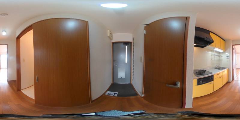 パノラマ画像玄関