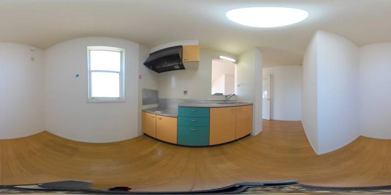 パノラマ画像キッチン