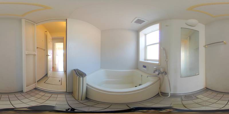 パノラマ画像バスルーム