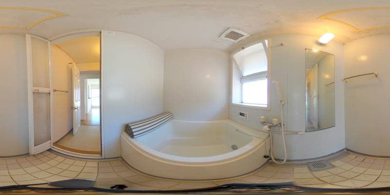 パノラマ画像バスルーム