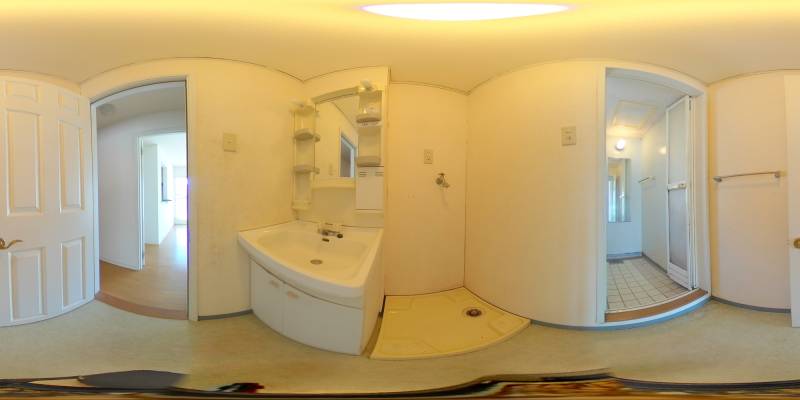 パノラマ画像洗面所