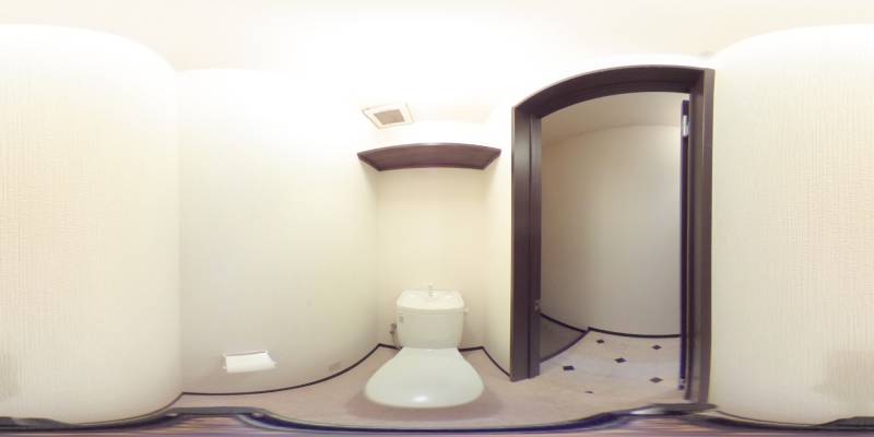 パノラマ画像トイレ