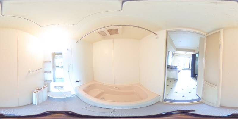 パノラマ画像バスルーム