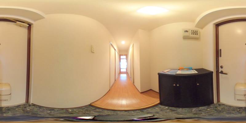 パノラマ画像玄関