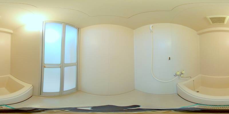 パノラマ画像バスルーム