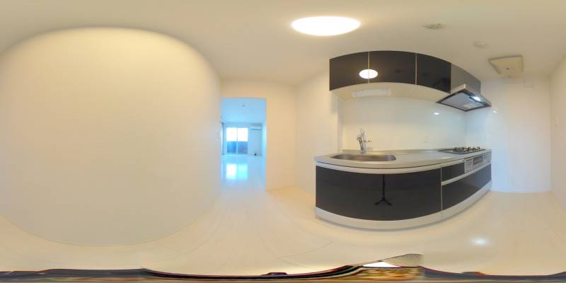 パノラマ画像キッチン