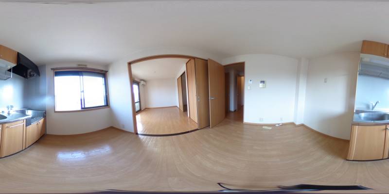 パノラマ画像リビング