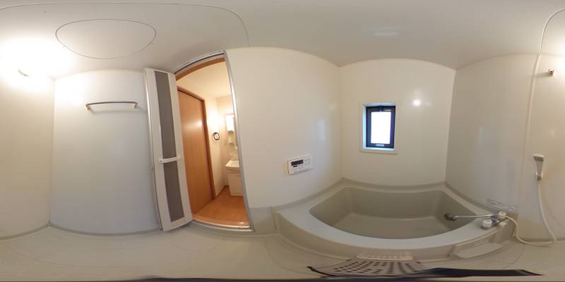 パノラマ画像バスルーム