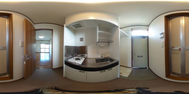 パノラマ画像キッチン