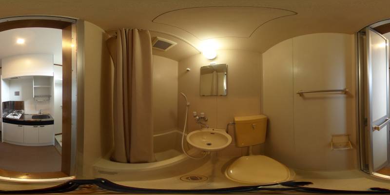 パノラマ画像バスルーム