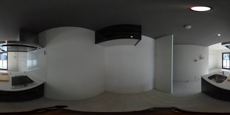 パノラマ画像キッチン