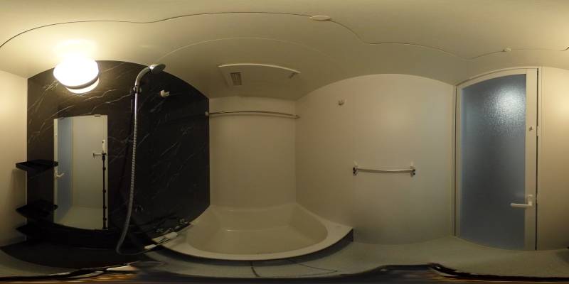 パノラマ画像バスルーム