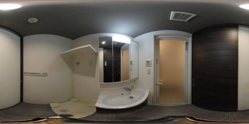 パノラマ画像洗面所