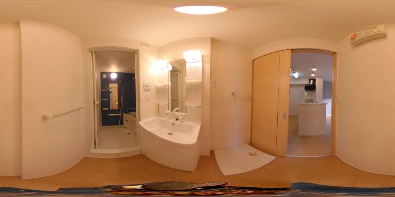 パノラマ画像洗面所