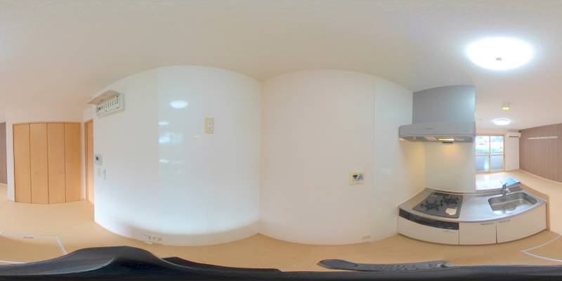 パノラマ画像キッチン