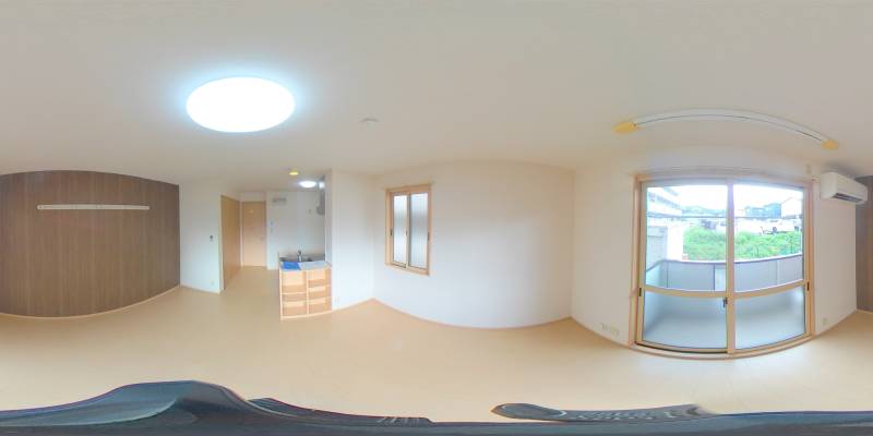 パノラマ画像リビング