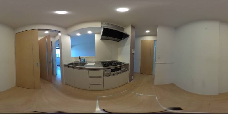 パノラマ画像キッチン