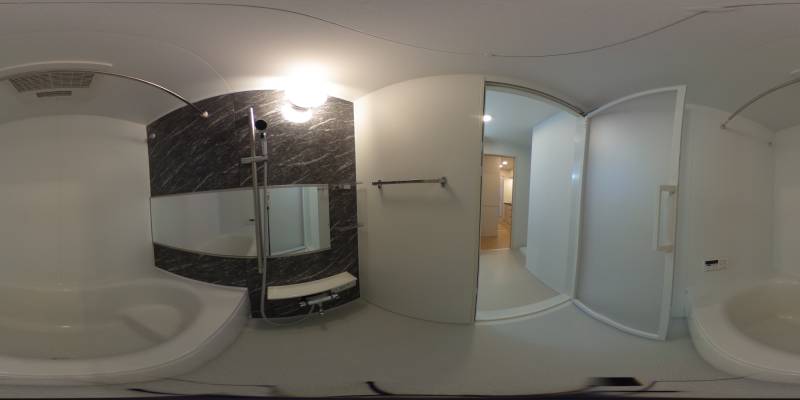 パノラマ画像バスルーム