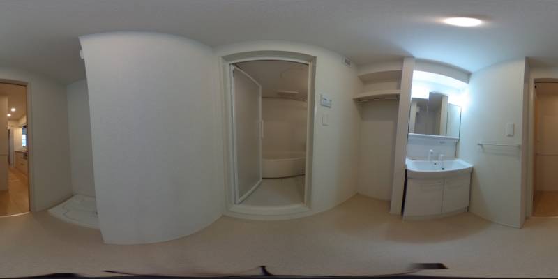 パノラマ画像洗面所