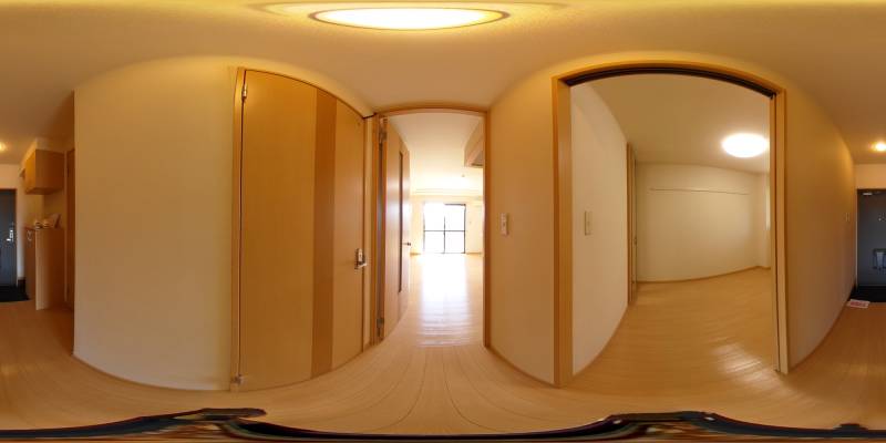 パノラマ画像玄関