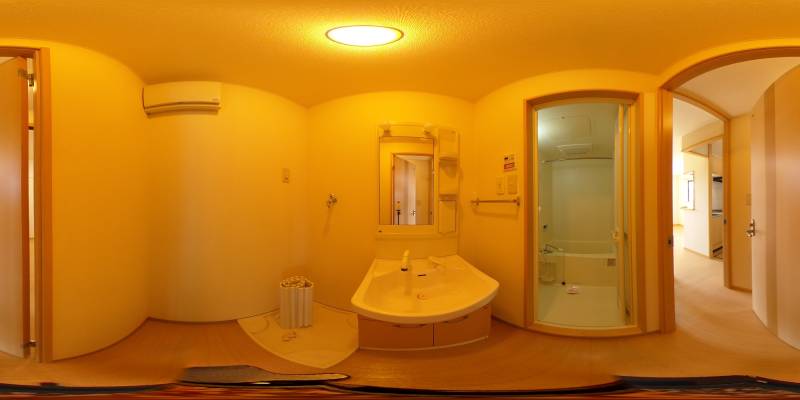 パノラマ画像洗面所