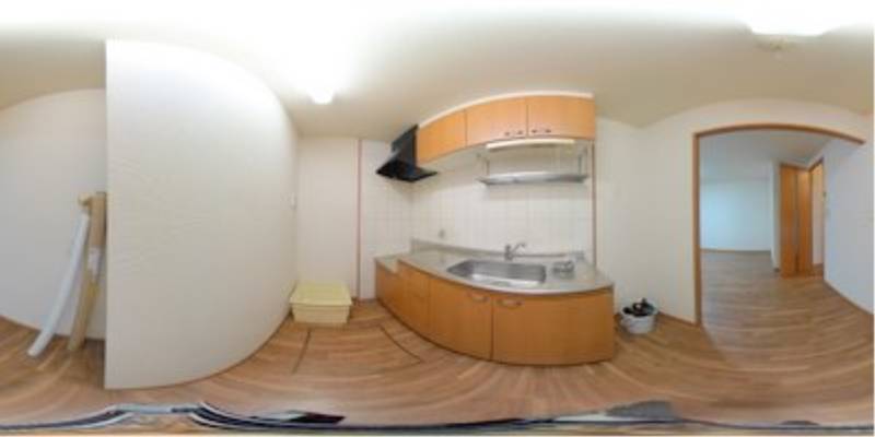 パノラマ画像キッチン