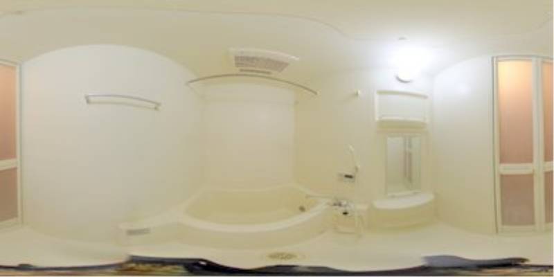 パノラマ画像バスルーム